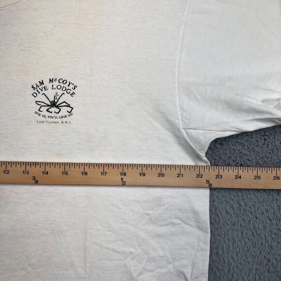 Vintage Cayman Islands Ocean Travel Turtle Fish  Graphic Tee size XL - Picture 9 of 10